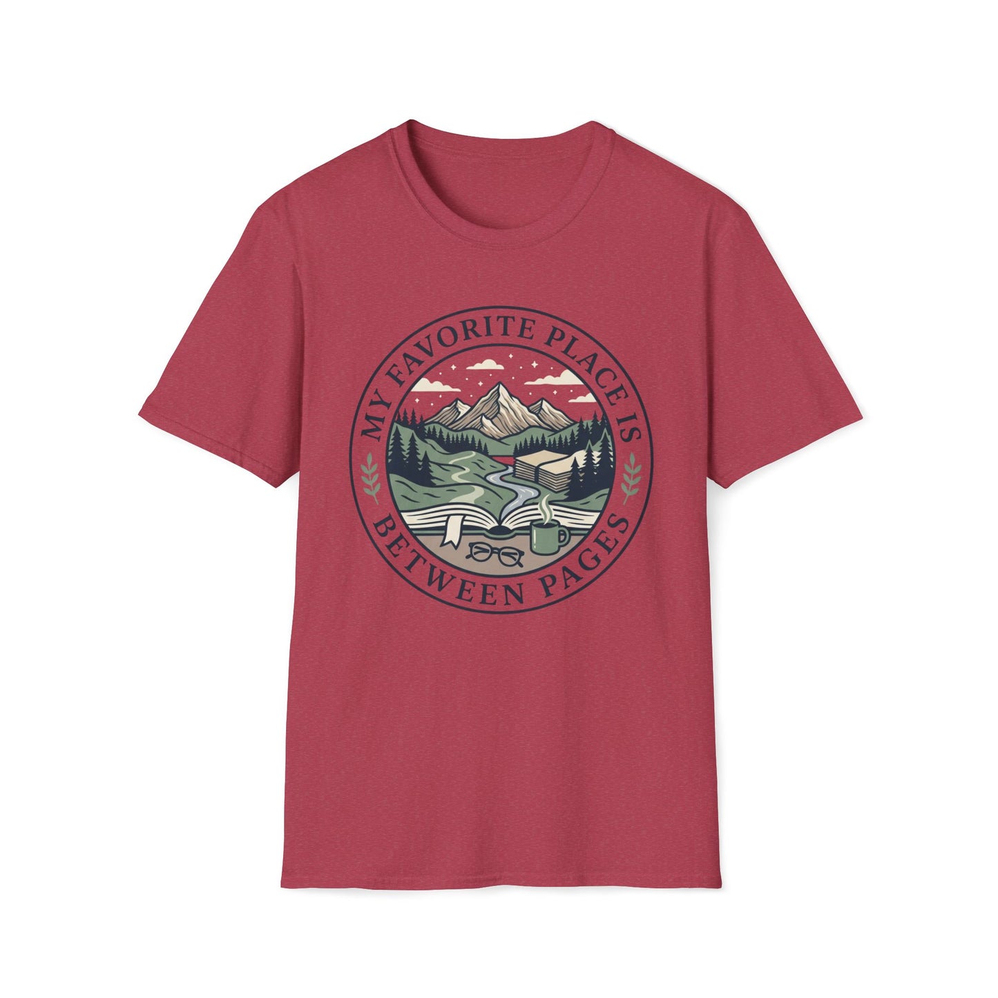 My Favorite Place Is Between Pages T-Shirt