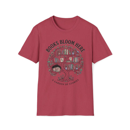 Books Bloom Here T-Shirt