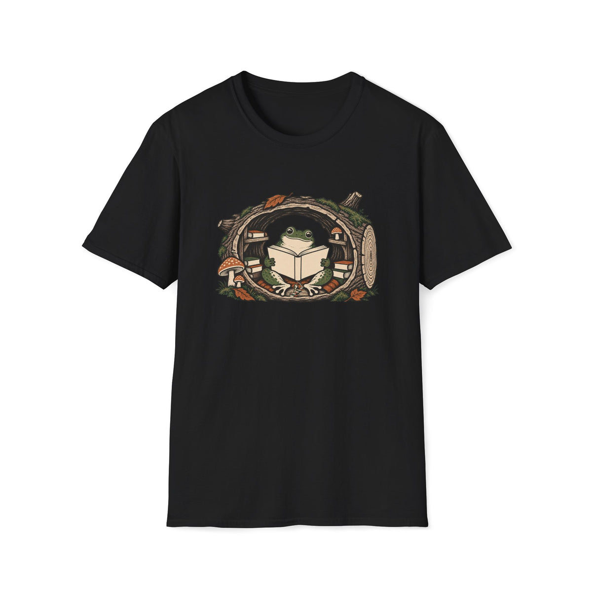Frog Reading T-Shirt