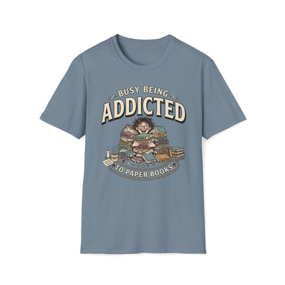 Addicted To Paper Books T-Shirt