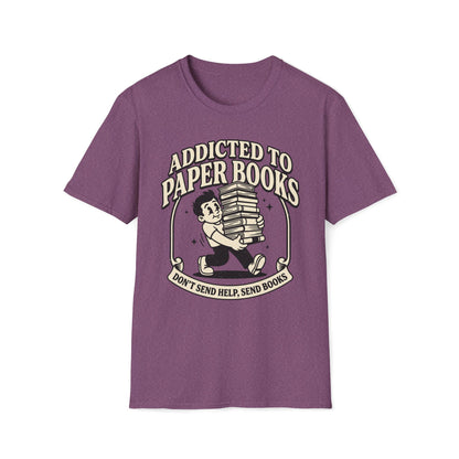 Addicted To Paper Books T-Shirt