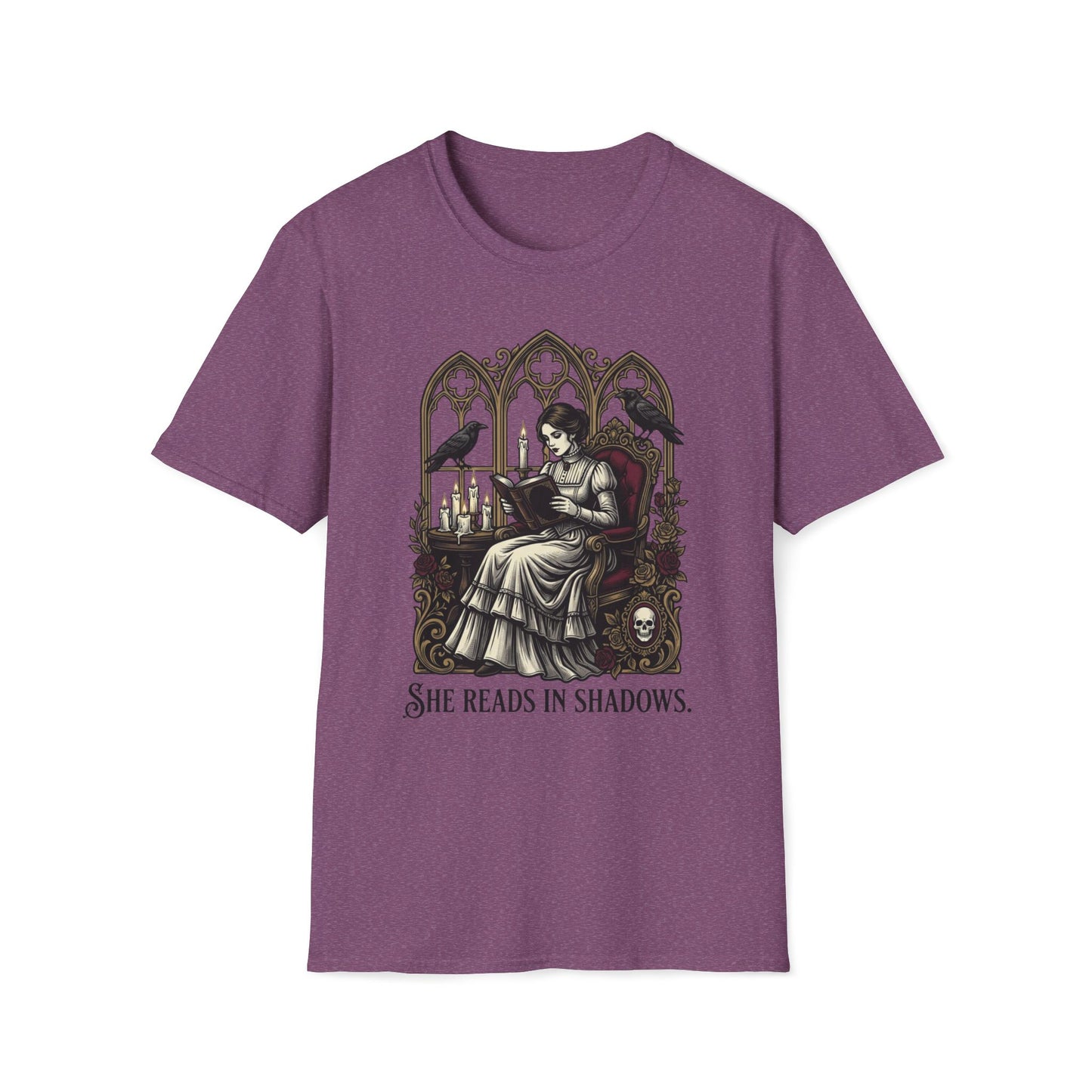 She Reads In Shadows T-Shirt