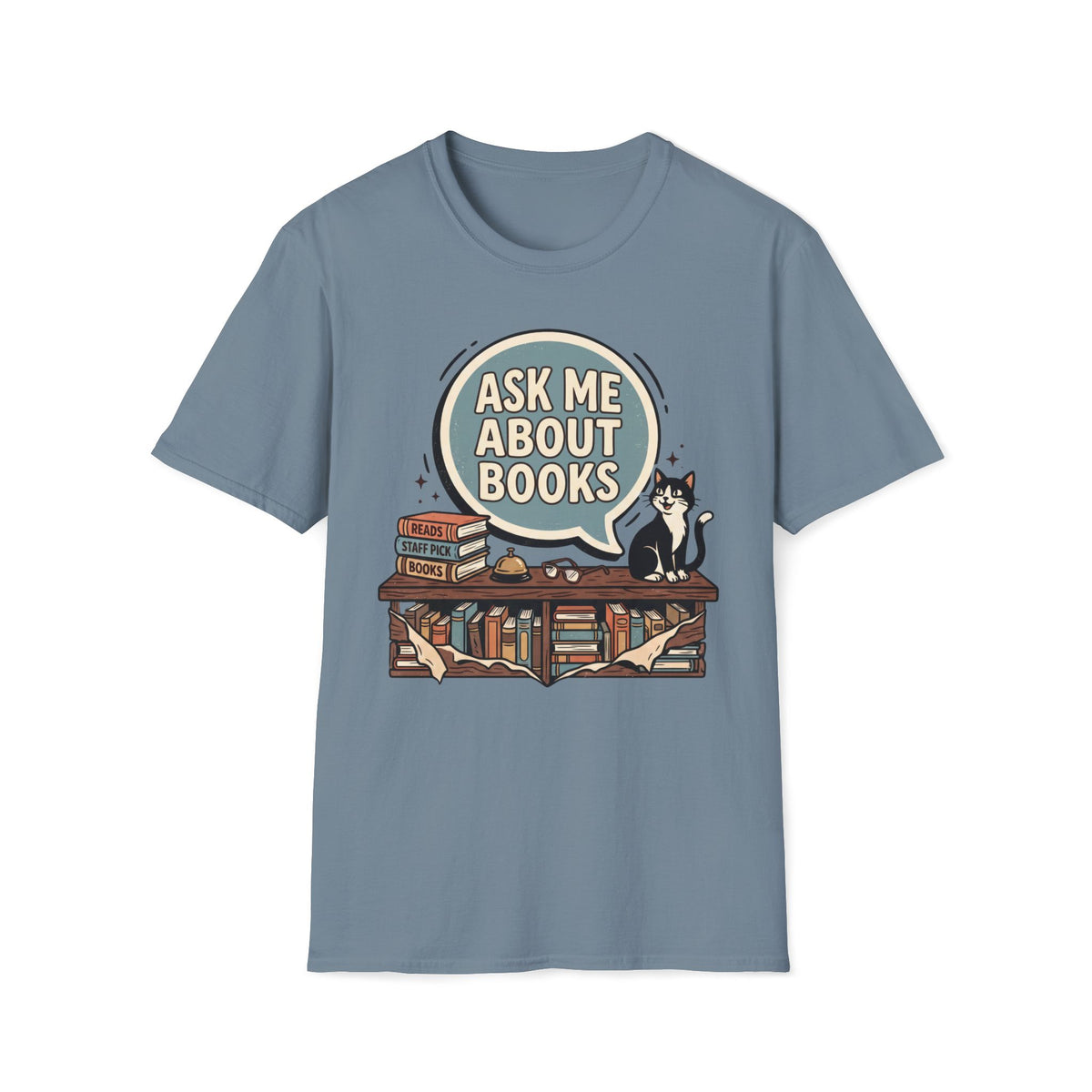Ask Me About Books T-Shirt