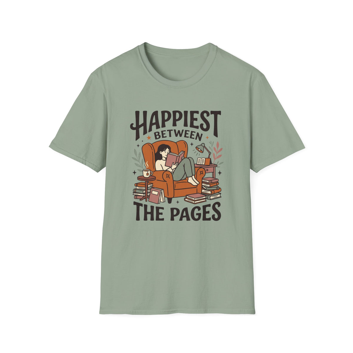 Happiest Between The Pages T- Shirt