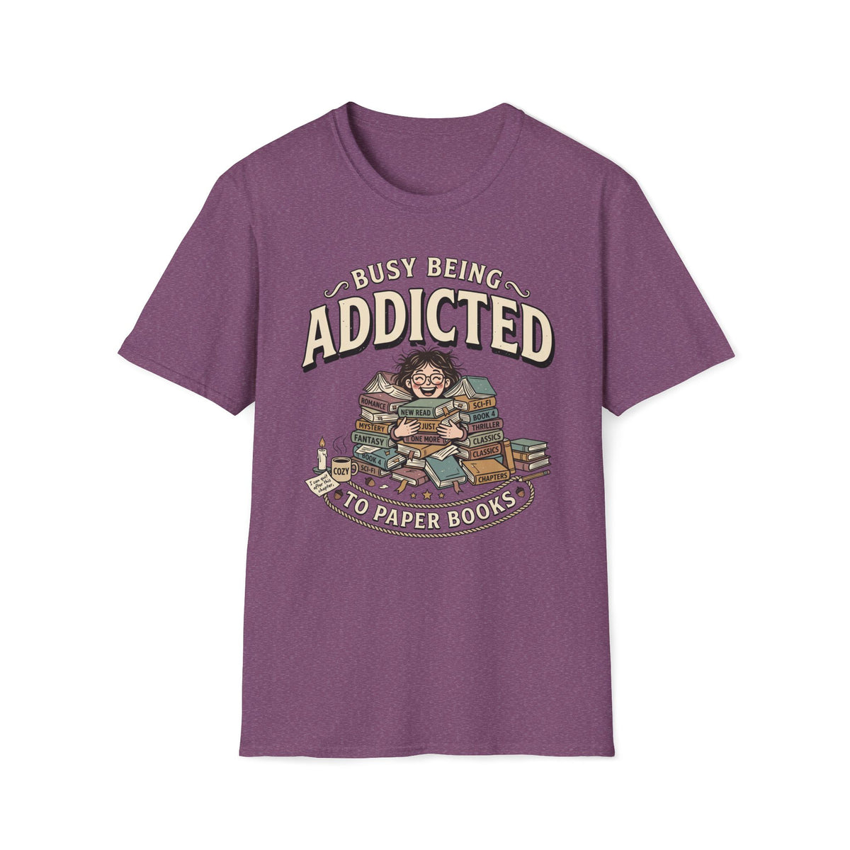 Addicted To Paper Books T-Shirt