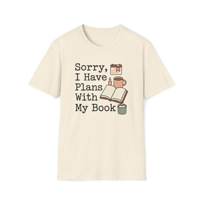 Plans With My Book T-Shirt