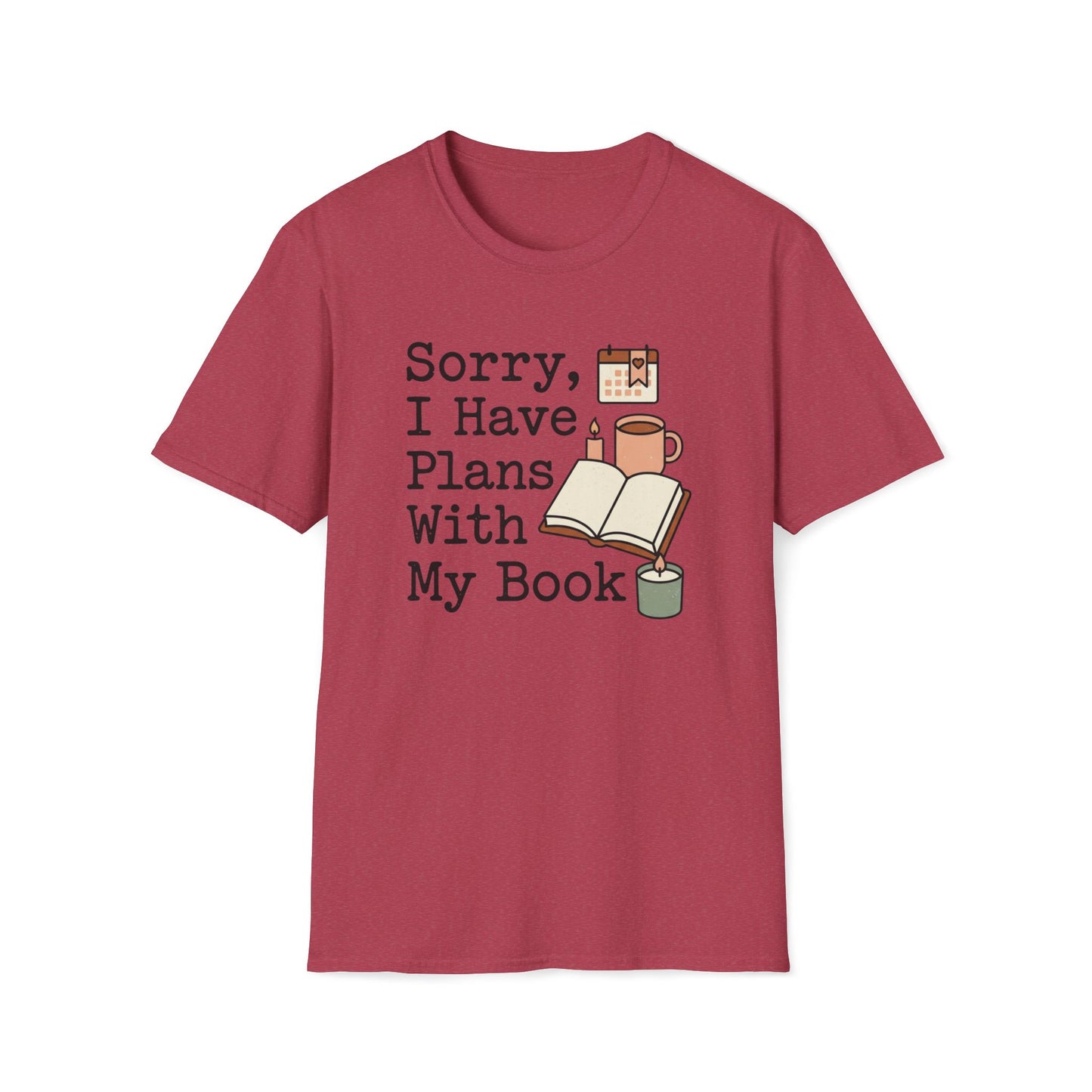Plans With My Book T-Shirt