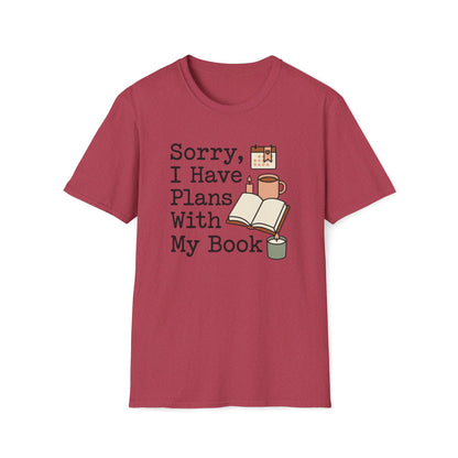 Plans With My Book T-Shirt