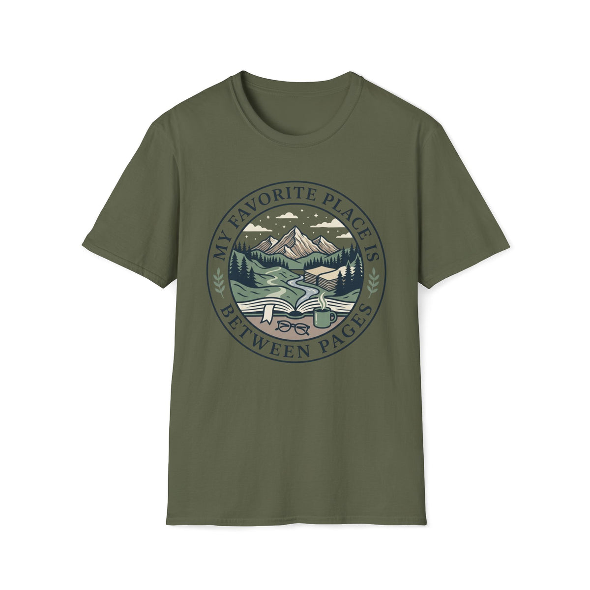 My Favorite Place Is Between Pages T-Shirt