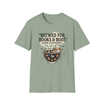 Brewed For Books & Boos T-Shirt
