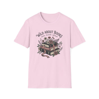 Wild About Books T- Shirt