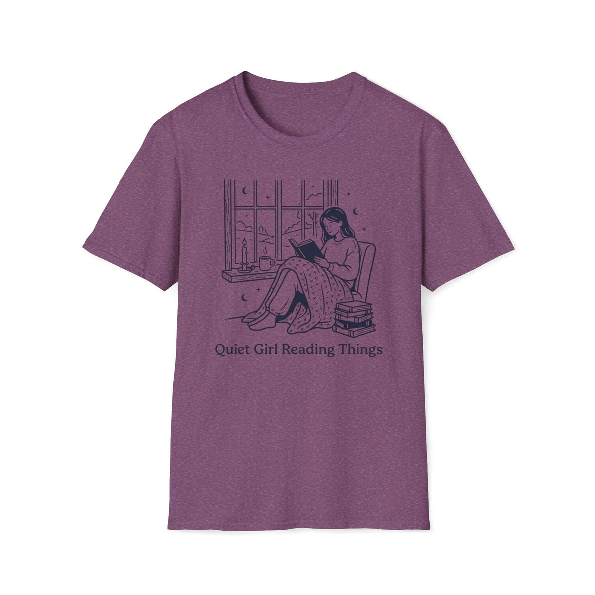 Quiet Girl Reading Things T-Shirt