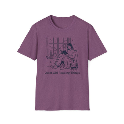 Quiet Girl Reading Things T-Shirt