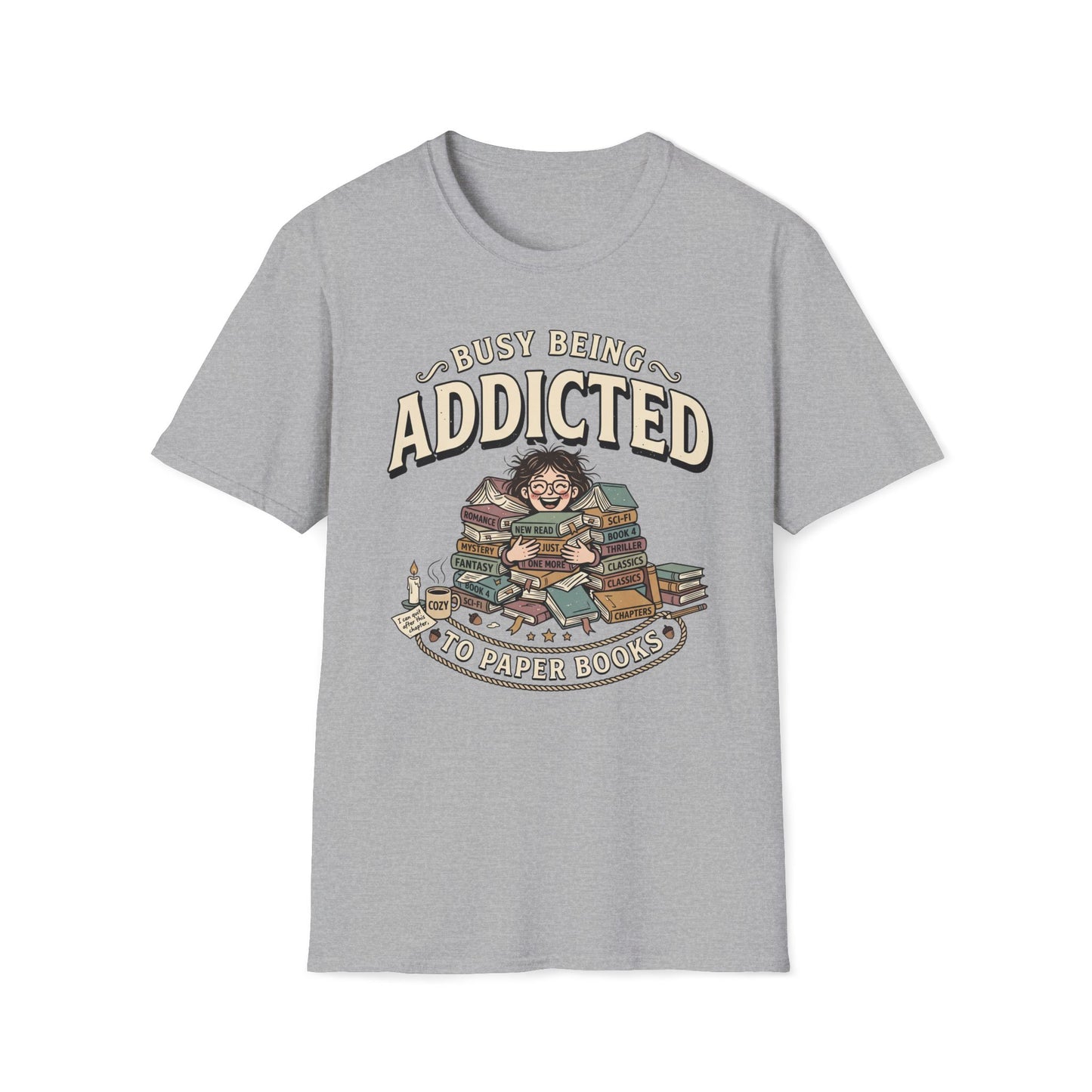 Addicted To Paper Books T-Shirt