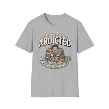 Addicted To Paper Books T-Shirt